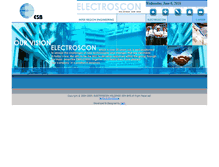 Tablet Screenshot of electroscon.com.my